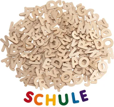 Produktbild von Holzbuchstaben 3 cm, 300 Stück