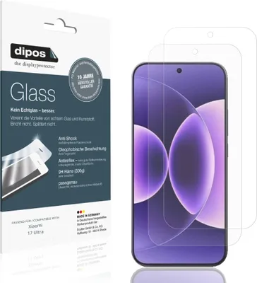 Dipos 2 Pellicole Protettive In Vetro Flessibile 9H Per Fairphone 3 - Antiurto, Anti Graffio, Trasparente (Made In Germany)