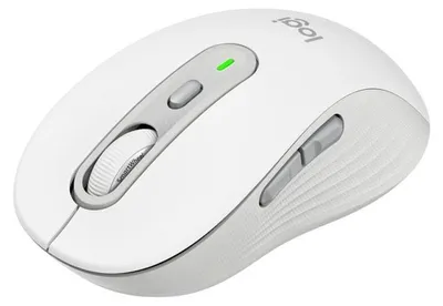 Zdjęcie produktu dla Logitech Signature Slim Combo MK950, Bezprzewodowy, RF Wireless + Bluetooth, Przełącznik nożycowy, QWERTY, Biały, Dołączona myszka