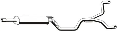 Produktbild von VEGAZ OS-594ERNS Mittelschalldämpfer Schalldämpfer für OPEL Vectra C Limousine (Z02) Vectra C CC (Z02)