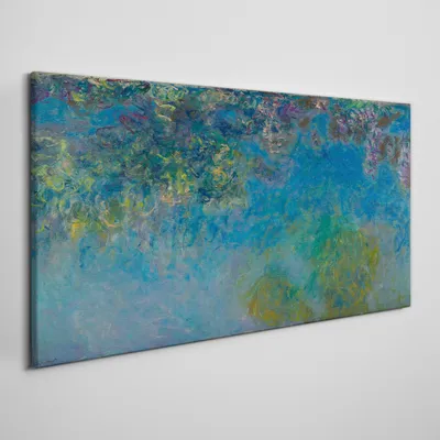 Produktbild von Glyzinie Monet Leinwand Gemälde 100x50 cm