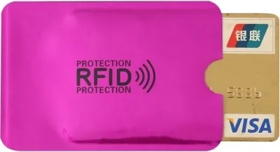 Zdjęcie produktu dla Etui Antykradzieżowe Rfid Ochrona Karty Zbliżeniowe Fioletowy