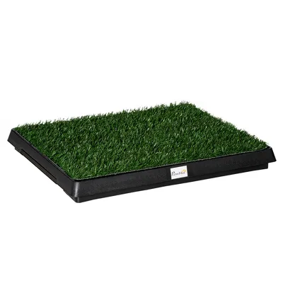 Produktbild von Hundetoilette, Gras, Hundeklo, Waschbar, Welpentoilette, Welpenklo, herausnehmbare Schublade, Trainingsunterlage, kleine Hunde, gro?e Hunde, 63 x 51 cm