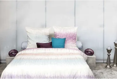 Immagine prodotto di HnL Biancheria da letto in raso a righe colorate Raffinato Catone 135x200 cm
