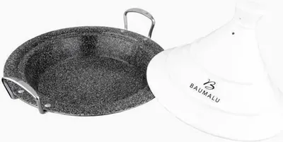 Produktbild von Tajine aus Edelstahl und weißer Keramik, Ø 30 cm, für alle Herdarten inkl. Induktion