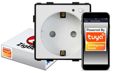 Zdjęcie produktu dla Gniazdko podtynkowe Zigbee TUYA RTX SH POMIAR ENER