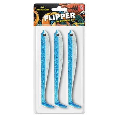 Produktbild von Lieblingsköder Gummifisch Hechtköder (15 cm, Flipper) Farbe: Flipper