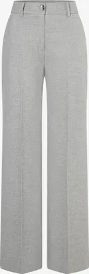 Produktbild von More & More Flanell Wide Leg Pants, silvergrey melange 0717 0717 44