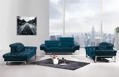 Produktbild von Sofagarnitur Leder Sofa Set 3+2 (ohne Sessel) Couch Sitz Polster Garnitur 994