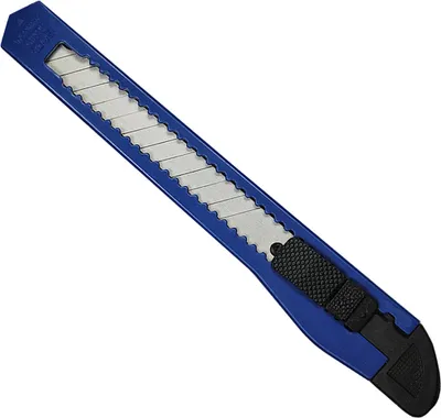 Produktbild von Cuttermesser Teppichmesser Paketmesser Mehrzweckmesser Blau 72 Stück 8 mm