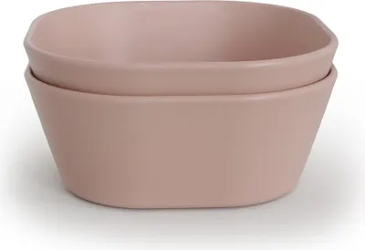 Produktbild von Mushie Schüssel eckig 2 Stück Blush