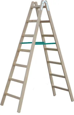 Obrázek produktu pro Štafle malířské STANDARD, 7 příček, dřevěné, 150 kg