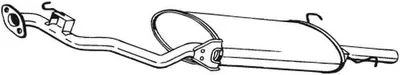 Produktbild von Bosal Endschalldämpfer 279-027