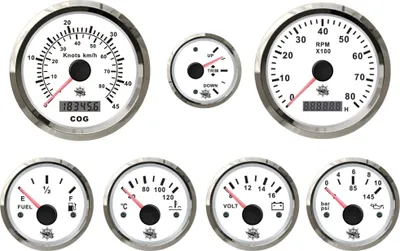 Produktbild von Instrumentensatz weiß Mercruiser/Volvo Penta