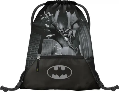 Zdjęcie produktu dla Torba BAAGL z przegrodą zapinaną na zamek błyskawiczny Batman Dark City