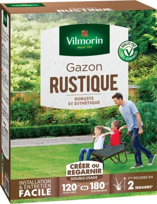Image de Gazon rustique VILMORIN, 3 kg, 120 m²