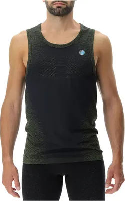 Produktbild von UYN Running Exceleration ärmelloses Laufshirt Herren black/lime XL