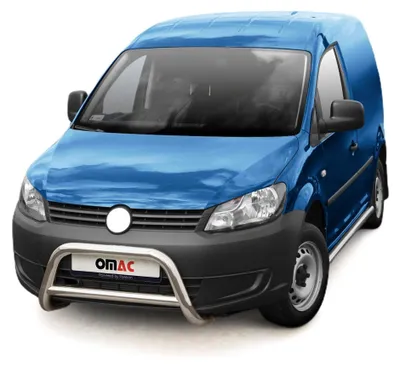 Obrázok produktu pre Ochranný kryt predného nárazníka pre VW Caddy 2010-2018 s oceľou ABE strieborný