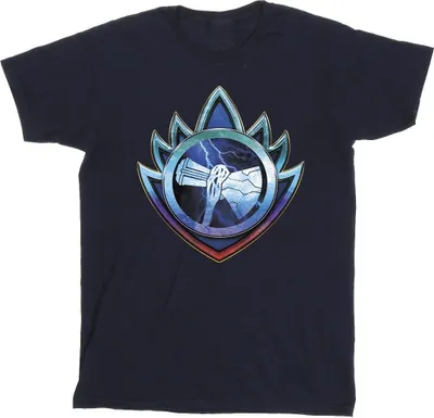 Produktbild von Marvel - "Love And Thunder Stormbreaker" T-Shirt für Herren BI52161 (XXL) (Marineblau)