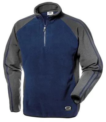 Immagine prodotto di Giacca da lavoro Sir Safety Sirflex in micropile termico 100% poliestere da uomo, taglia L, BLU/GRIGIO
