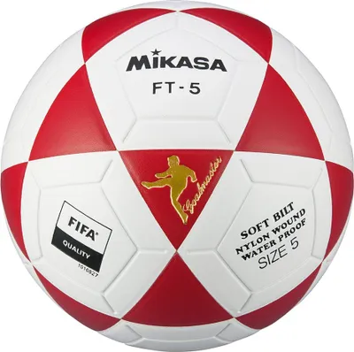 Image de Mikasa FT-5, ballon de football FIFA, rouge, taille 5, couleur rouge, taille 5
