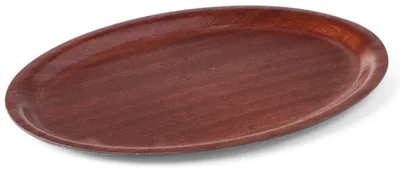Produktbild von HENDI Serviertablett oval 23x16 cm Woodform  Antirutsch