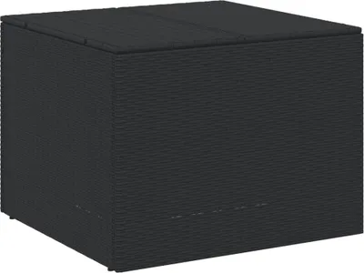 Obrázek produktu pro Zahradní úložný box černý 291 l polyratan