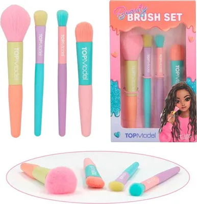 Produktbild von Depesche 12342 TOPModel 1 x Beauty and Me Pinselset - Make-up für Mädchen