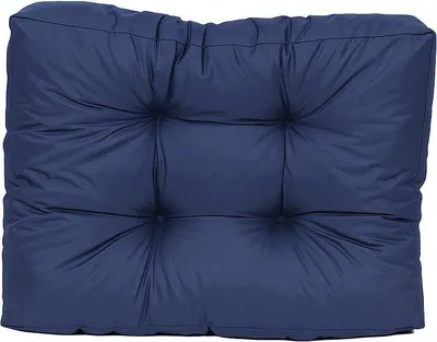 Produktbild von TexDeko Garden halbes Palettenkissen 60x80x18cm gesteppt wasserabweisend UV-beständig, Dunkelblau