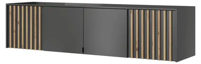 Obrázek produktu pro Nástavba na šatní skříň MARFA - šířka 205 cm, grafit / dub artisan