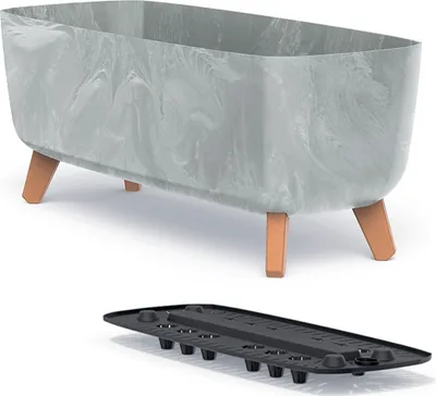 Obrázek produktu pro Květináč GRACIA CASE BETON EFFECT 58cm šedý