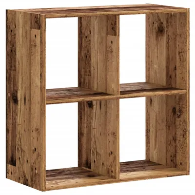 Image de Bibliothèque vieux bois 68,5x32x68,5 cm bois d'ingénierie
