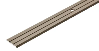 Zdjęcie produktu dla Profil progowy płaski aluminiowy 25mm Cezar Szampan Mat 0,90m