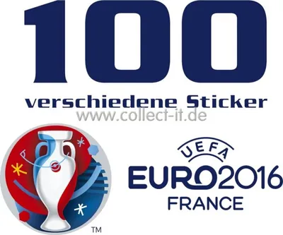 Image de Panini EURO 2016 France - 100 autocollants différents (pas de doublons)