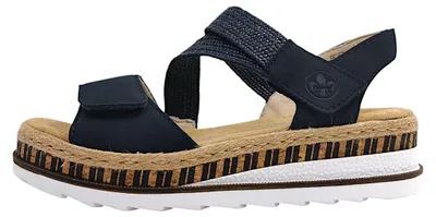 Immagine prodotto di Scarpe sandali da donna Rieker, colore blu, adatte al tempo libero