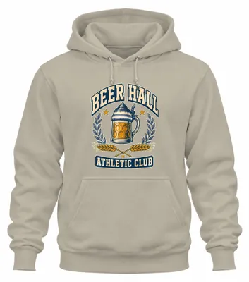 Productafbeelding van Bierkelder Atletiekvereniging, biertjeskan, traditioneel shirt, lederen broek, hoodie, sweater, natuur, maat M
