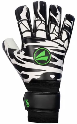 Produktbild von Jako Animal Basic Rc Protection Torwarthandschuhe Herren - Schwarz / Weiß / Neongrün