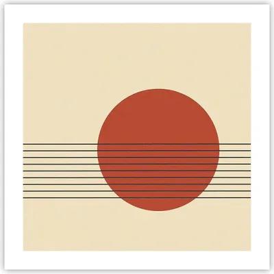 Produktbild von Poster - Poster ohne Rahmen - Abstraktion Linien Rad - 50x50 cm - Wand Bild - Wanddeko - Wandbilder - Kunstposter - Wandposter - Bilder - Kunstdruck - Wanddekoration - Wandbild - P2XAC50x50-4230