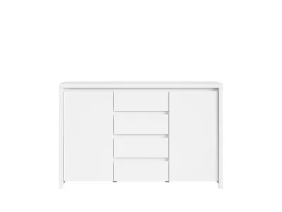 Obrázek produktu pro MOB, Komoda - Caspian - KOM2D4S (biela + biela matná)