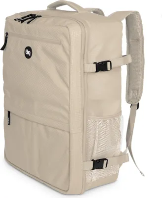 Produktbild von blnbag M6 - Flugzeug-Rucksack leichtes Handgepäck 55x40x20 cm großer Laptop-Fach Kofferrucksack Weekender Cabin Backpack max 45 L Reisetasche XL Travel Bag,Champagner