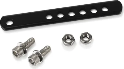 Produktbild von XLC Befestigungmaterial für Anlötösen passend für Systemgepäckträger, schwarz (1 Set)