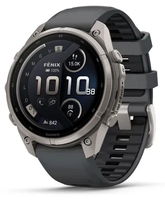 Produktbild von Garmin fēnix 9 Pro, 3,56 cm (1.4"), AMOLED, Touchscreen, 64 GB, GPS, 78 g