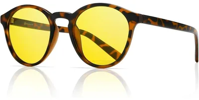 Immagine prodotto di Occhiali da sole da donna, stile retrò, lenti polarizzate, visione notturna, montatura in TR90 color ambra, protezione UV400