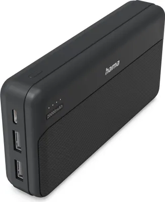 Produktbild von Hama Pocket 20, 20000 mAh, Lithium Polymer (LiPo), Anthrazit