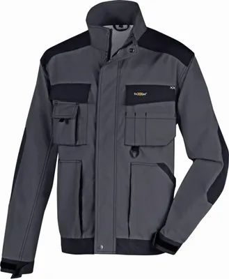 Produktbild von teXXor Canvas (270 g/m²) Bundjacke ANTIGUA 4167 grau/schwarz Gr. 58
