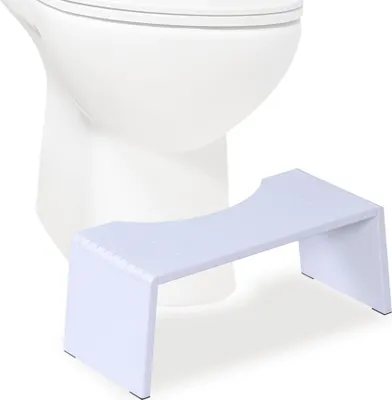 Produktbild von Klappbarer Toilettenhocker aus Bambus - rutschfest, platzsparend