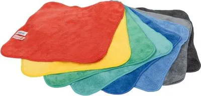 Produktbild von Nano-Reinigungstuch Set - 36 x 36 cm - 8 Stück – Innovative nanotechnologische Reinigung für streifenfreie Sauberkeit ohne Chemikalien, ideal für Oberflächen von Elektronik bis Heimgebrauch