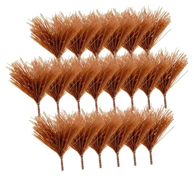 Produktbild von 30 Stück Naturgetreue Kiefernzweige für Weihnachten - Künstliche Tannennadeln zum Basteln von Blumensträußen und zur Dekoration von Weihnachtsbäumen