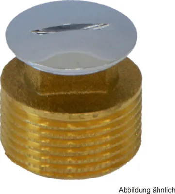 Produktbild von Blindstopfen, 1/2", verchromt
