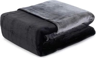 Produktbild von Gözze Bettwäsche Cashmere-Feeling Mikroflausch 155 x 220 cm schwarz/anthrazit